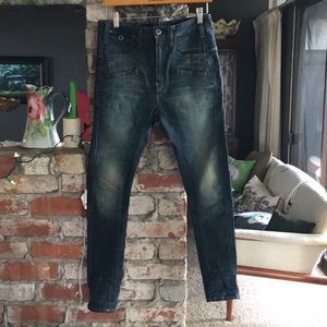 GSTAR RAW  made in Italy Italian drop crotch